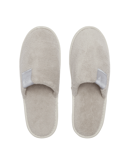 10 Paar Einweg-Hotelslipper – Frottierslipper Mit Geschlossener Zehe, Universalgröße, Rutschfeste Sohle